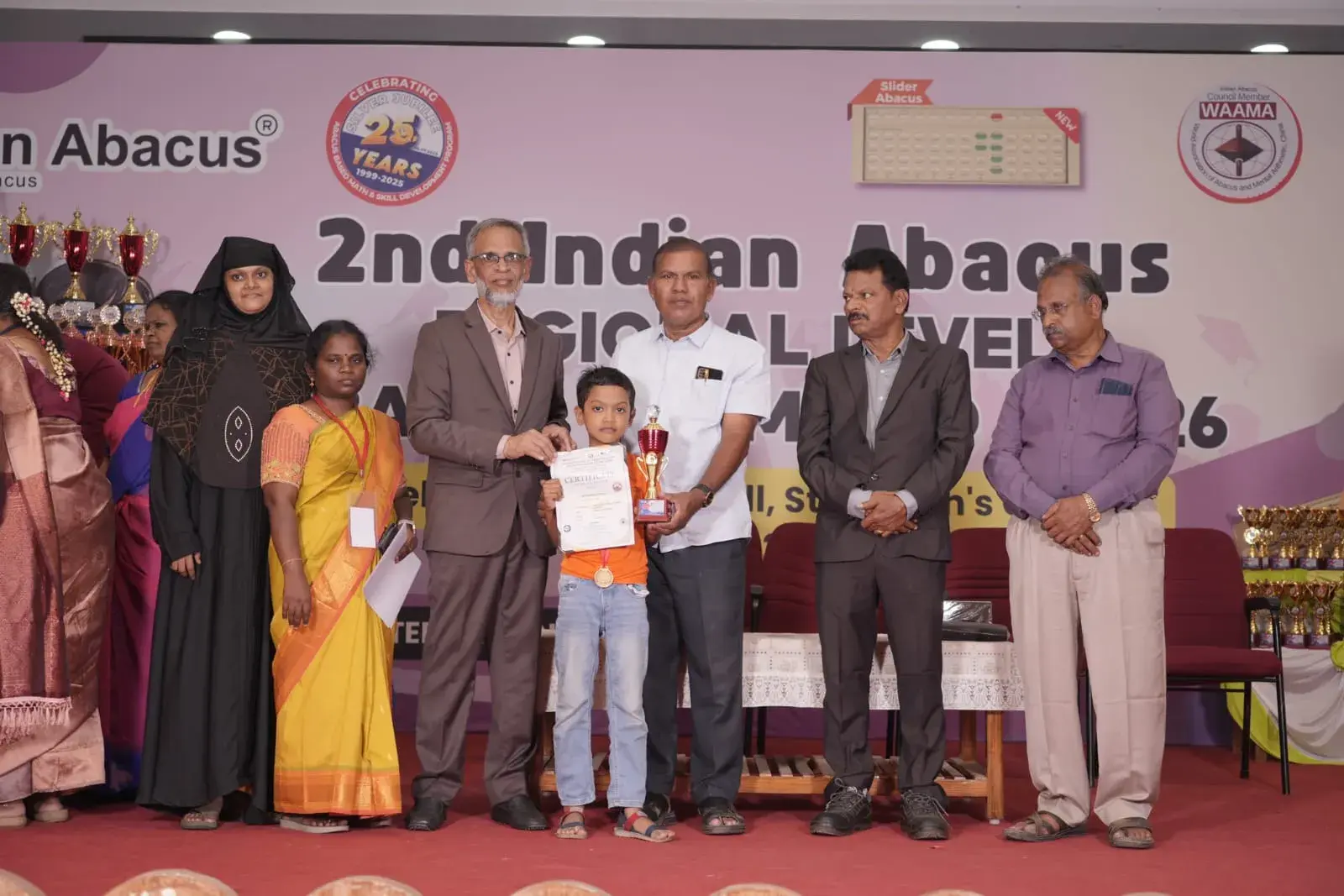 Abacus training session at Teppakulam tuition centre