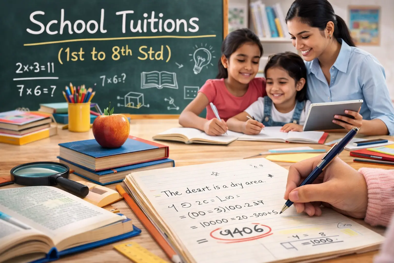 School Tuitions (1st to 8th Std)